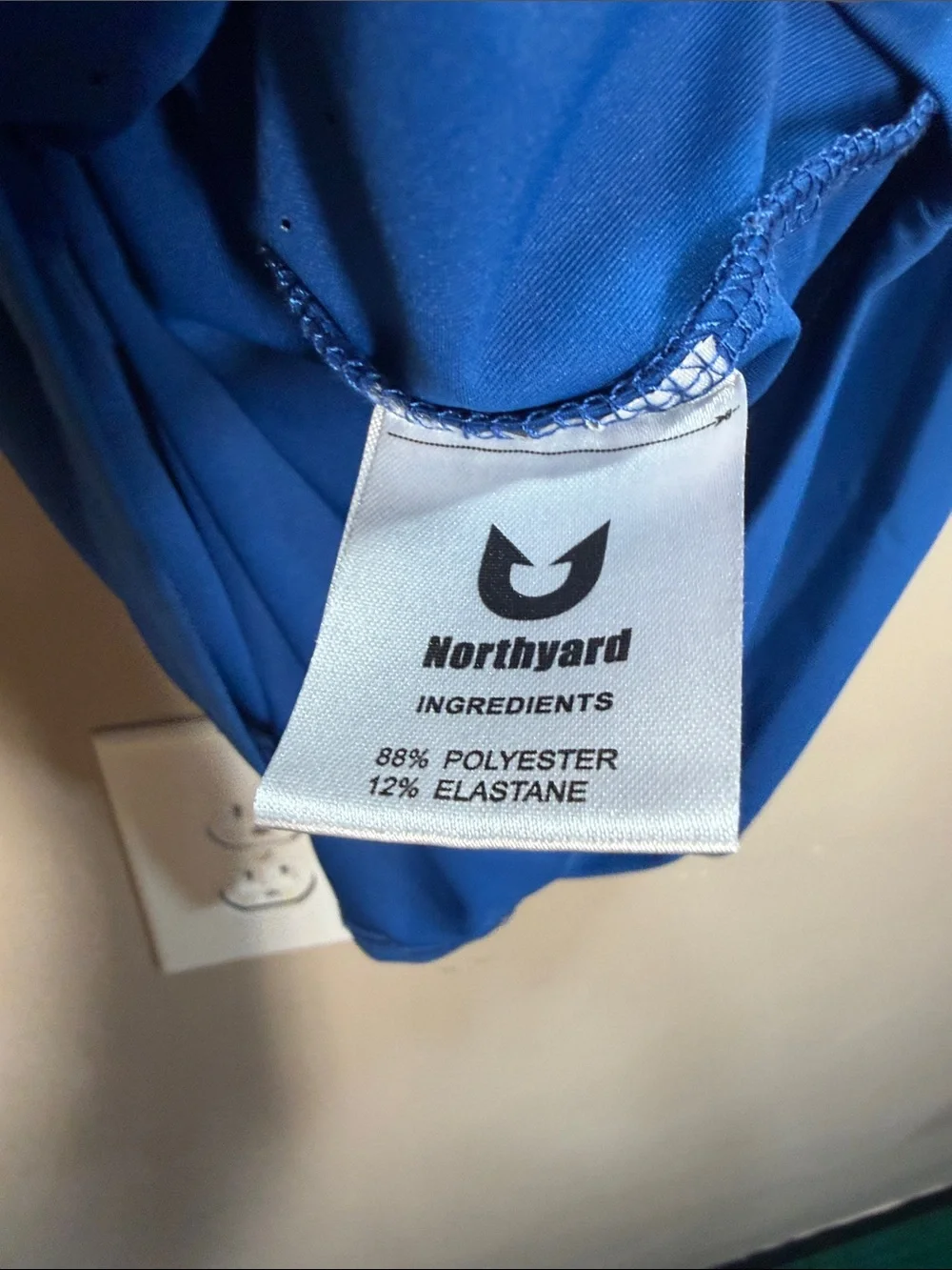 Men's Performance Crew Neck Shirt - Blue Northyard Small